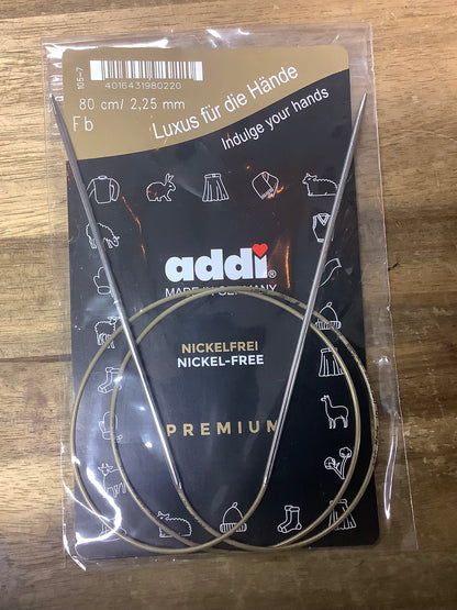 *ADDI Fixed Circular Needles 80cm