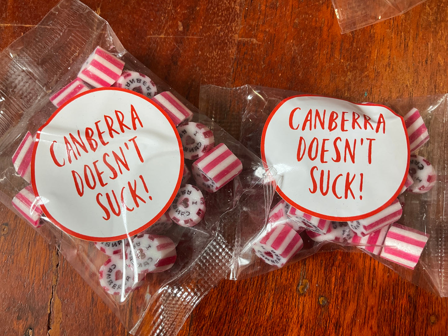 Canberra Doesn't Suck Rock Candy