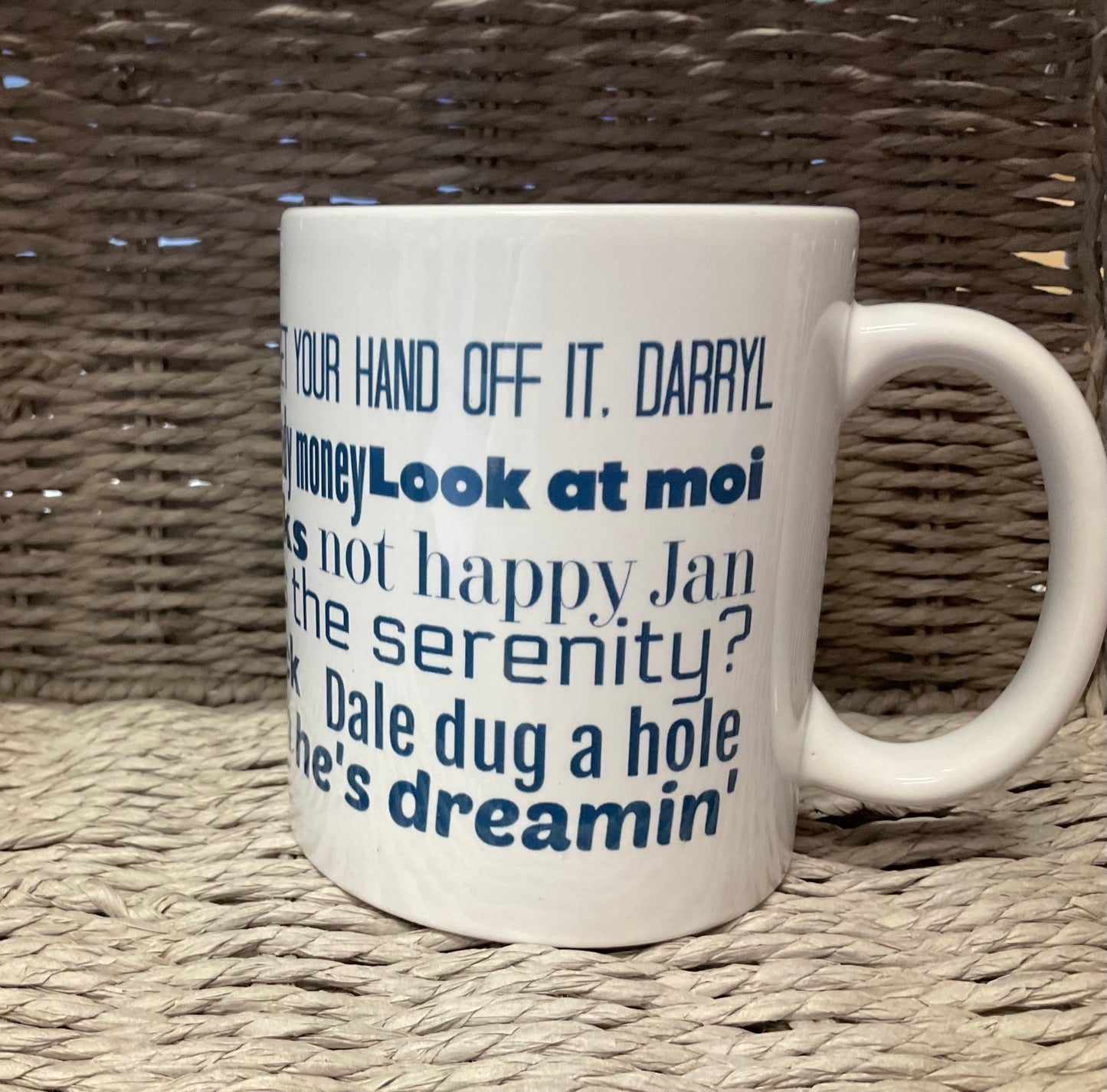 Naughty Corner Mug - Aussie T & Movie quotes