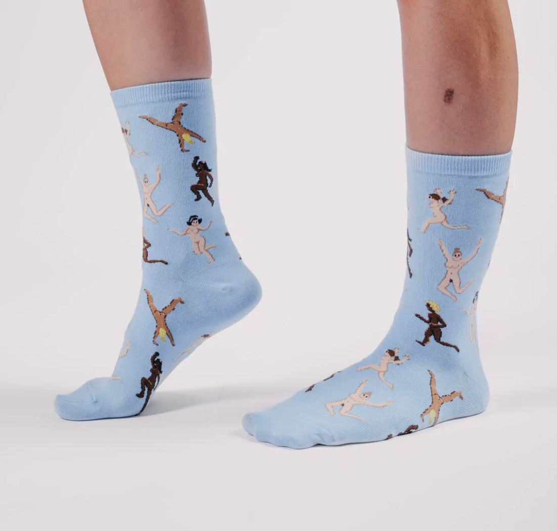 Nylon Nudists Socks Medium