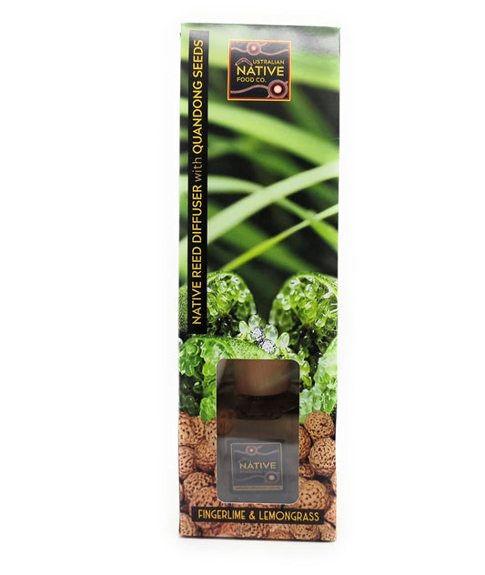 Native Reed Diffuser with Quandong Seeds Fingerlime & Lemongrass