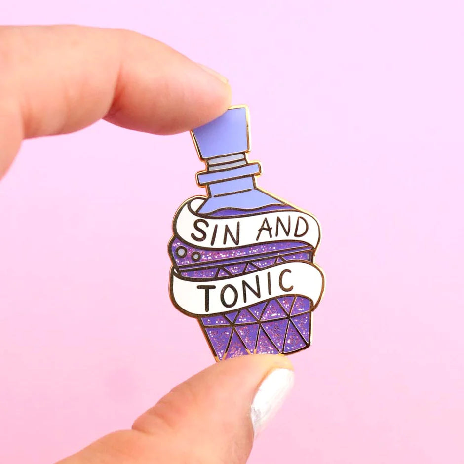 Sin and Tonic Lapel Pin