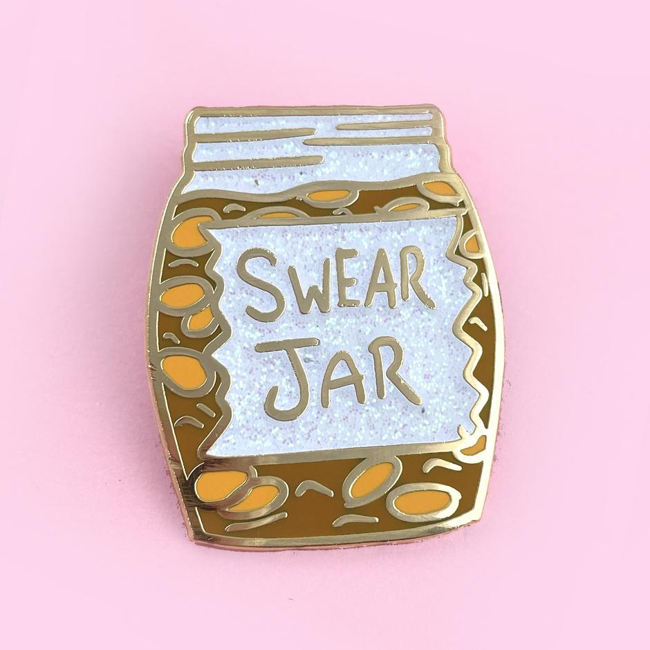 Swear Jar Lapel Pin