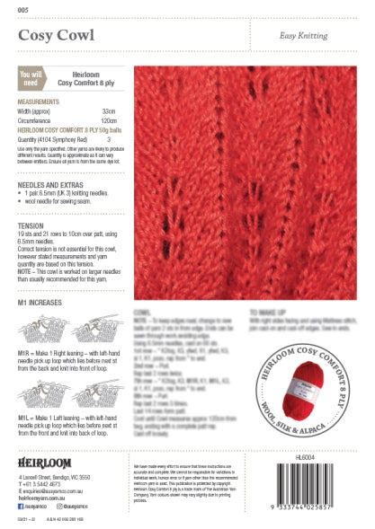 Pattern Cosy Comfort