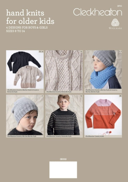 Pattern Hand Knits for Older Kids