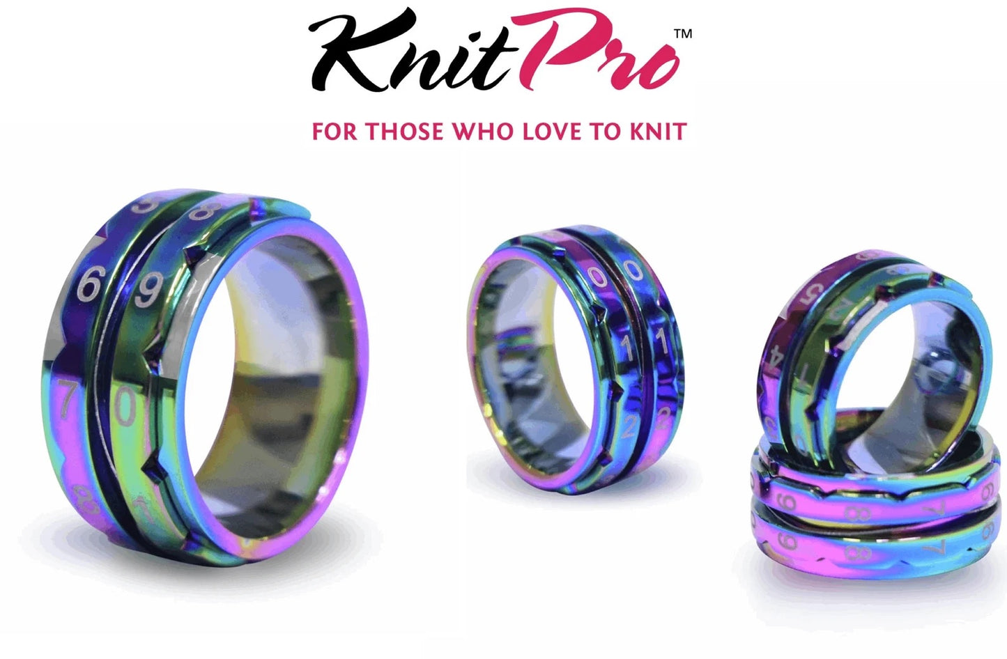 Row Counter Ring Rainbow