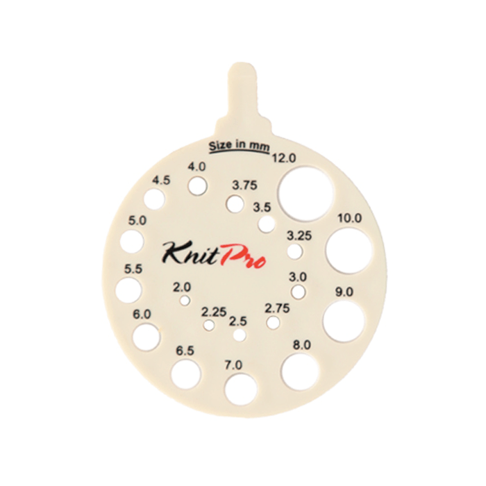 Round View Sizer - Knitting gauge