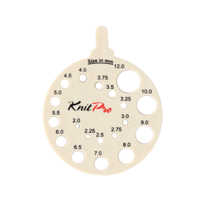 Round View Sizer - Knitting gauge