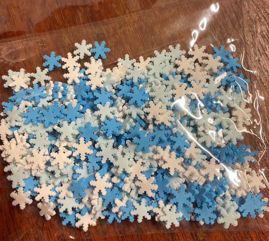 Polymer Clay Shapes - Snowflakes