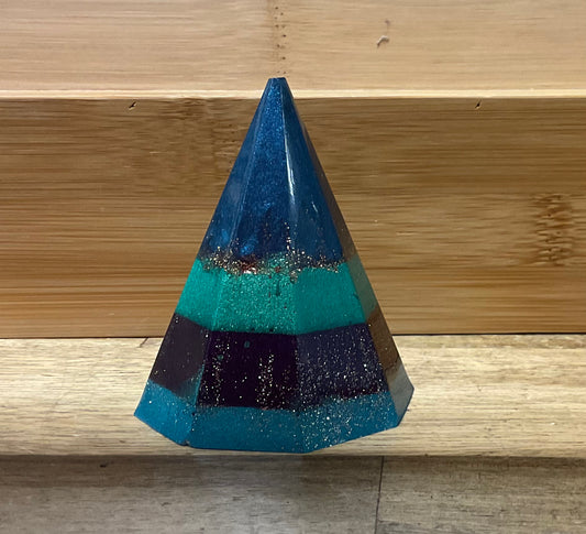 Octagonal Resin Ring Cone Large