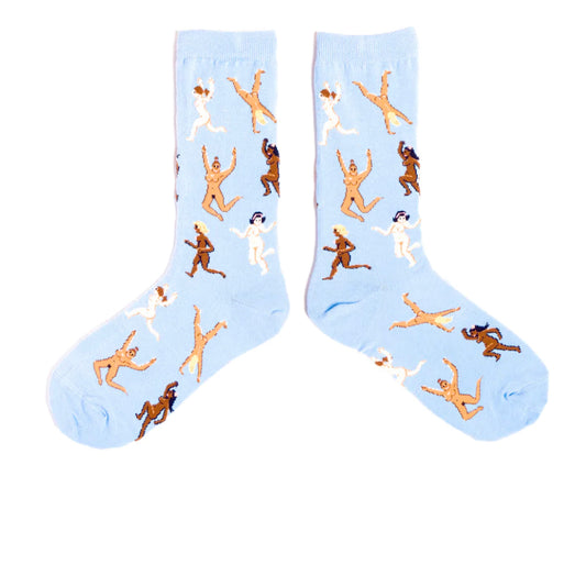 Nylon Nudists Socks Medium