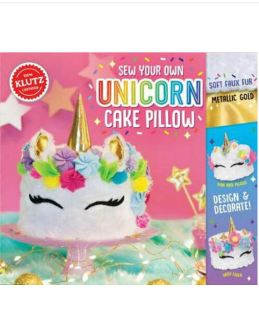 Sew Your Own Unicorn Cake Pillow