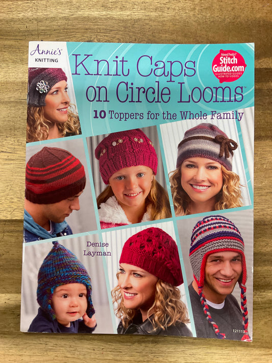 Knit Caps on Circle Loom Pattern Book