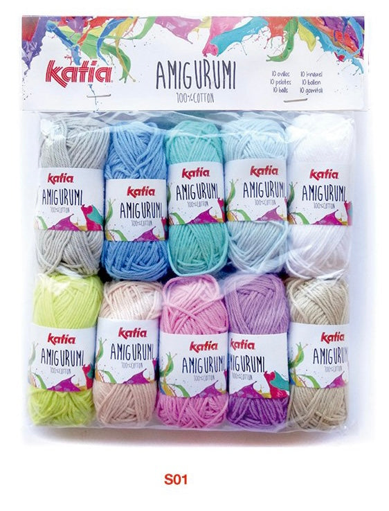 Katia Amigurumi Pack x10 balls Various