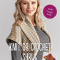 Pattern Knit Or Crochet Shrug 814