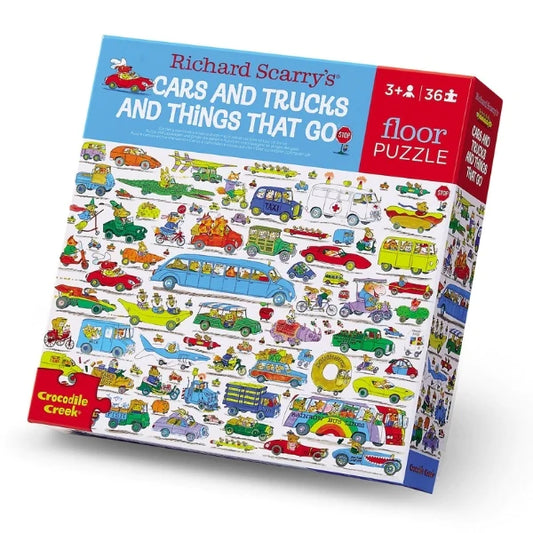 Richard Scarry Puzzle 36pc Cars & Trucks