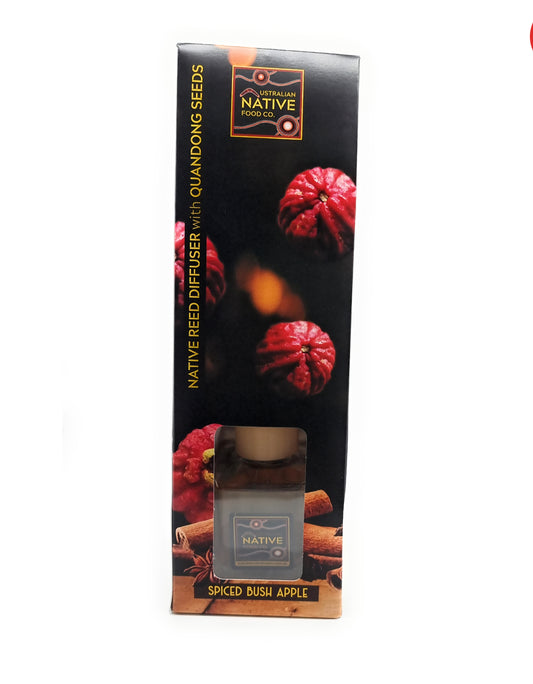 Native Reed Diffuser with Quandong Seeds Spiced Bush Apple