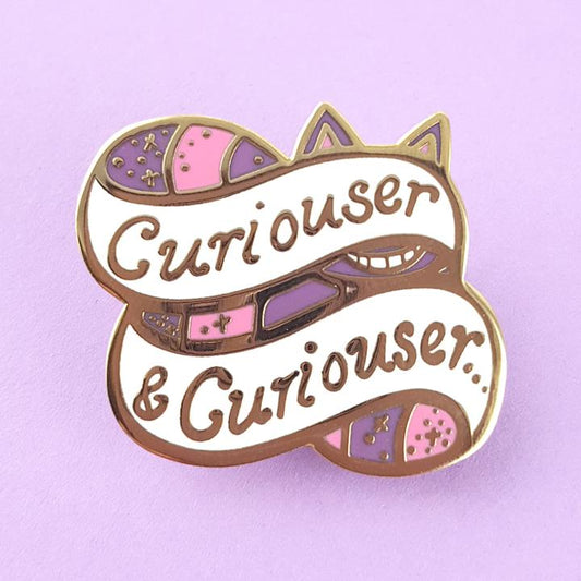 Curious & Curiouser Lapel Pin