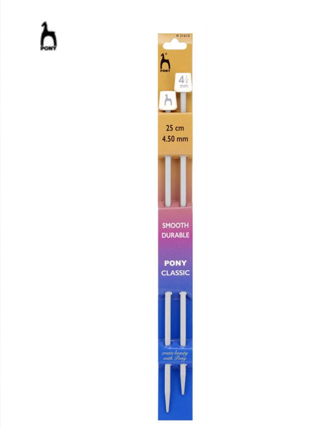 Pony Knitting Needles 25cm