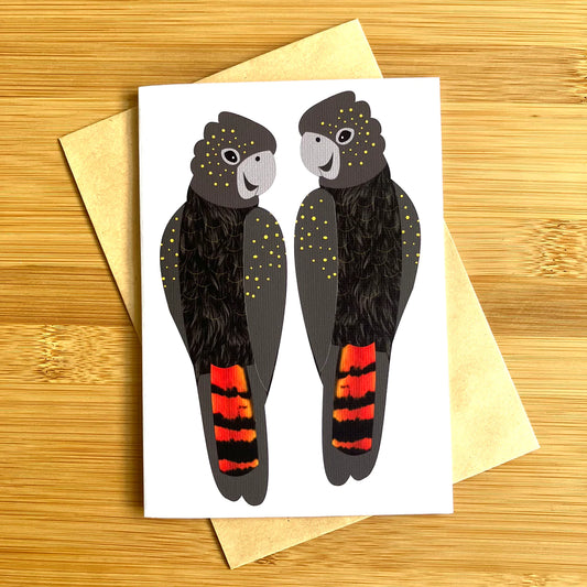 Card Black Cocokatoo