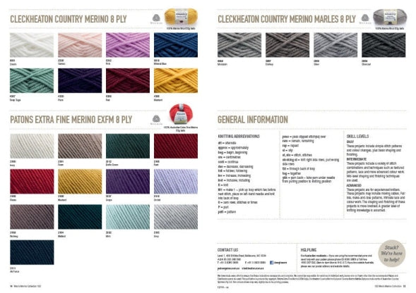 Mens Merino Collection Patterns 102