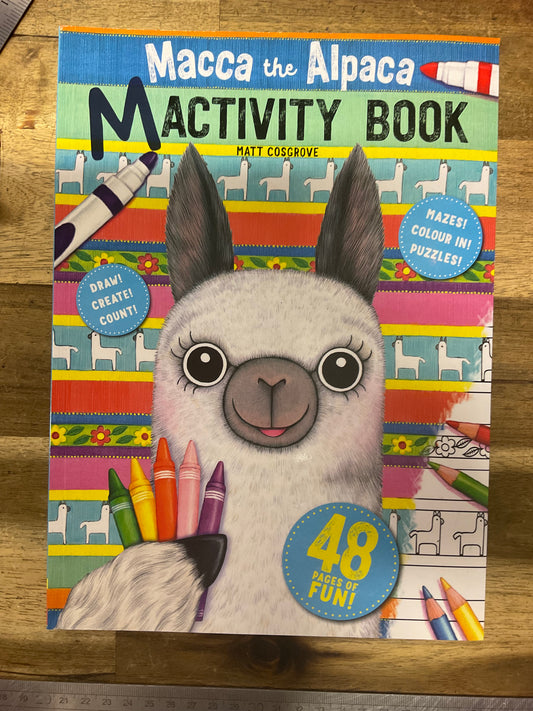Macca the Alpacca Activity Book