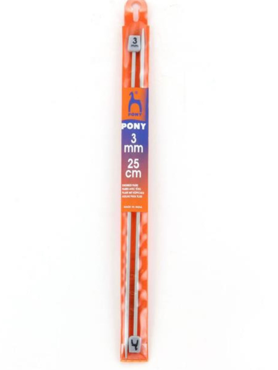 Pony Knitting Needles 25cm