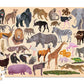 36 Animal Puzzle 100pc - Wild Animals