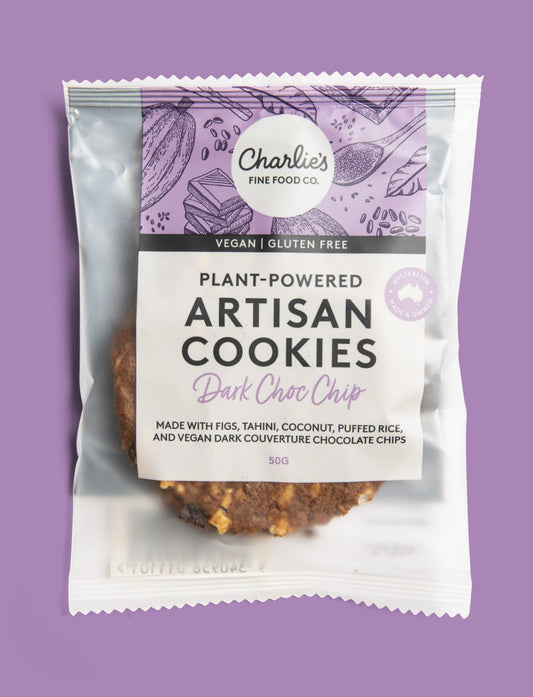 Plant-Powered Dark Chocolate Chip Artisan Cookies — Vegan/Gluten Free