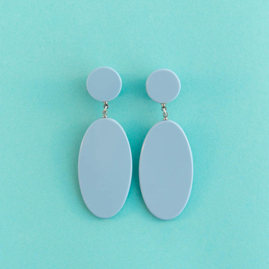 Everyday Oval Disc Earrings
