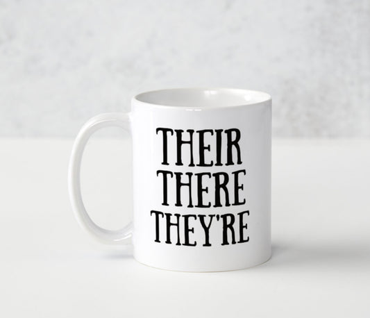 Their There They're Mug