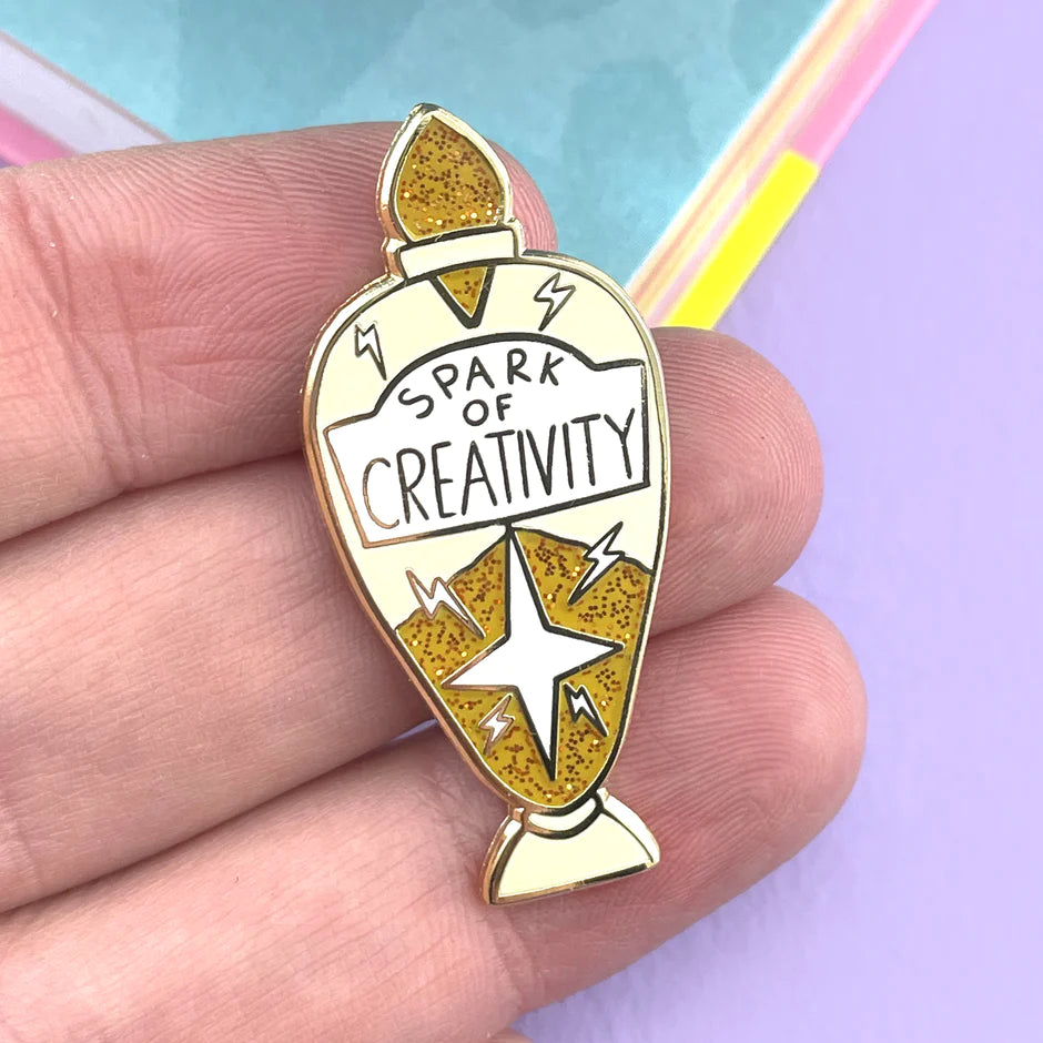 Spark of Creativity Enamel Pin