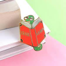 Bookworm Lapel Pin