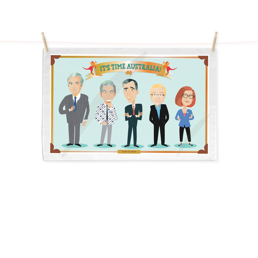 Labor Leaders Tea Towel