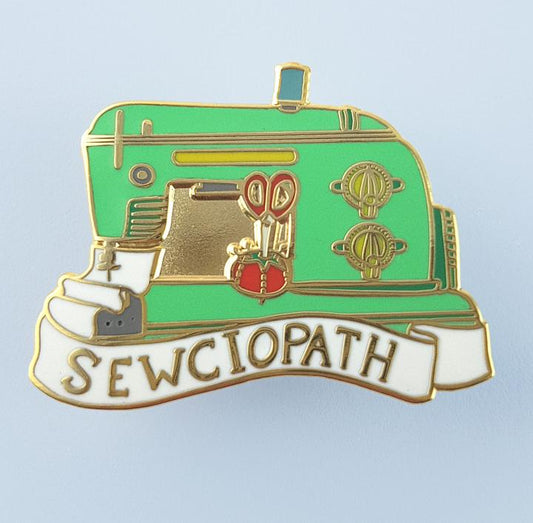 Sewciopath Lapel Pin