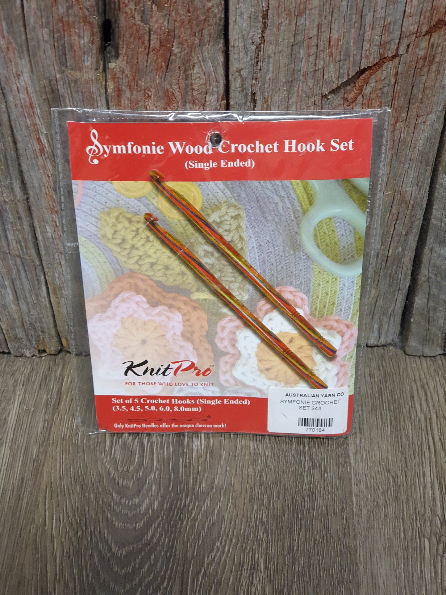 SYMFONIE WOOD CROCHET HOOK SET OF 5