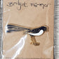 Willie Wagtail Lapel Pin