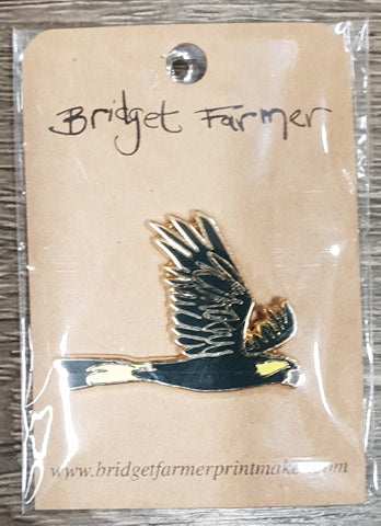 Black Cockatoo Lapel Pin